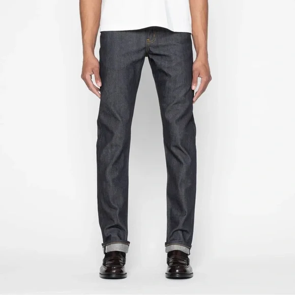 Naked & Famous Denim Weird Guy Left Hand Twill Selvedge Raw Japanese Jeans Sz 30 - Picture 1 of 8